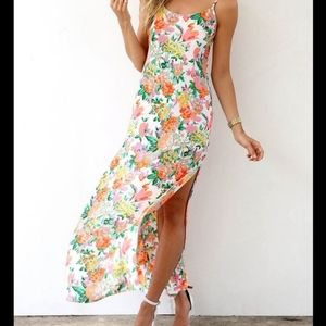 Sabo Skirt Floral Maxi Dress